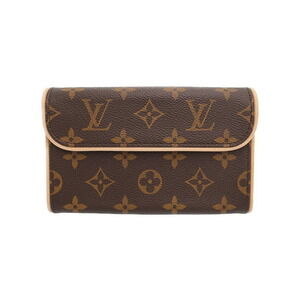 Louis Vuitton Monogram Leather Brown Pochette Florentine Waist Pouch